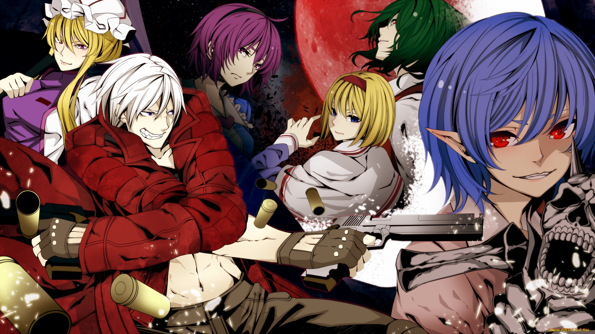 , touhou, , , , , , , devil may cry